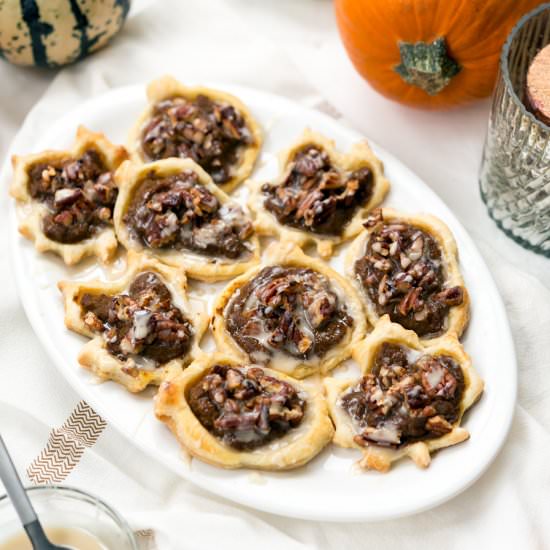 Maple-Glazed Pecan Pumpkin Pastries