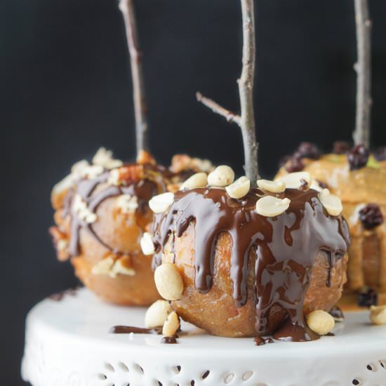 Healthy Caramel Apples 3 Ways