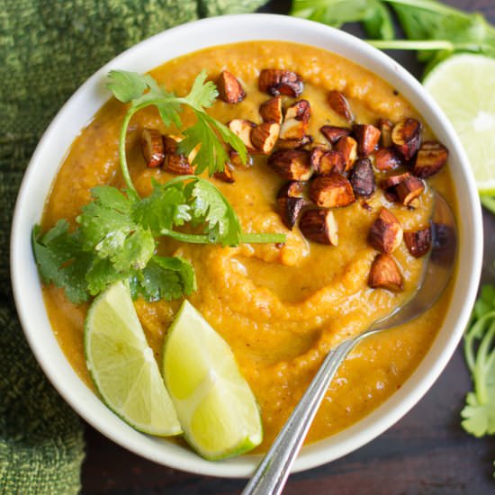 Thai Carrot Sweet Potato Soup