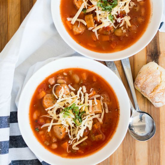 White Bean and Sausage Soup