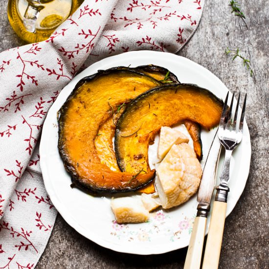 Roasted pumpkin