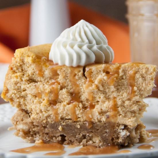 Blondie Bottom Pumpkin Cheesecake