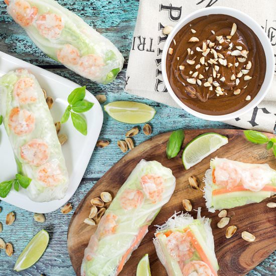Fresh Vietnamese Spring Rolls