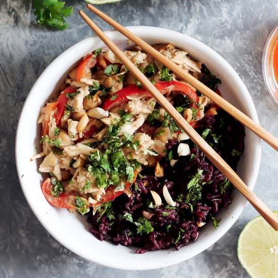 Slow Cooker Thai Peanut Chicken