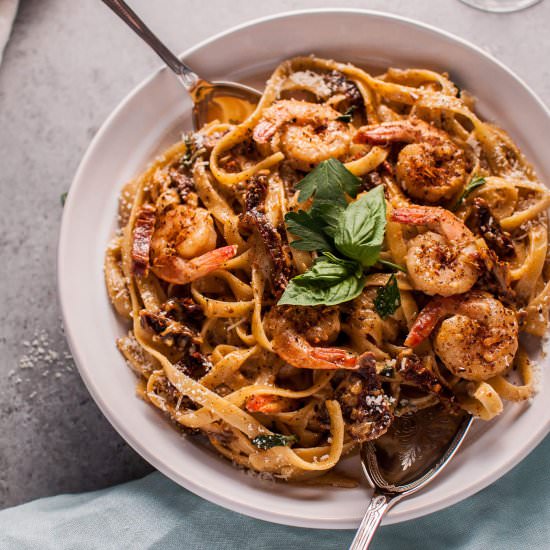 Creamy Cajun Shrimp Pasta