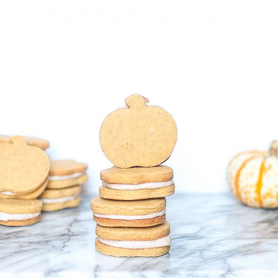 Pumpkin Sandwich Cookies