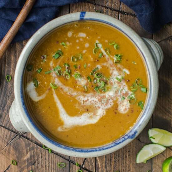 Five Spice Roasted Pumpkin Soup