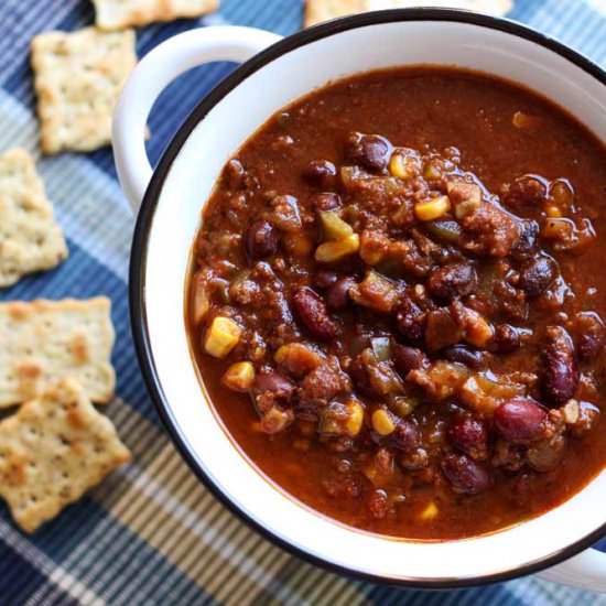 SlowCooker Southwestern Style Chili