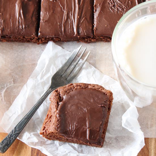 Old-Fashioned Chocolate Slice | gf