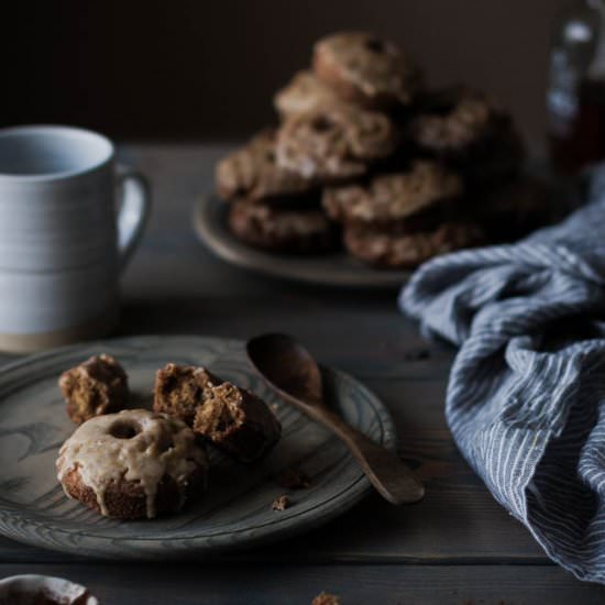 Maple Pumpkin Buttermilk Doughnuts
