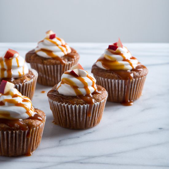 Caramel Apple Cupcakes