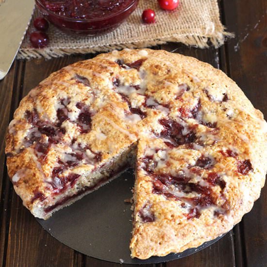 Cranberry Frangipane Tart