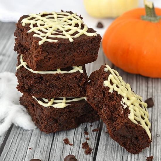 Vegan Pumpkin Brownies