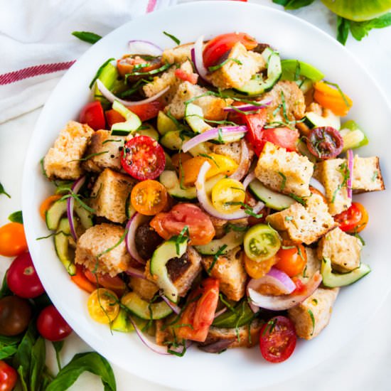 Heirloom Tomato Panzanella Salad