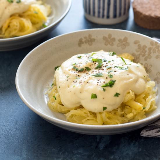 Spaghetti Squash Alfredo