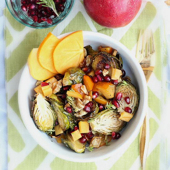 Pomegranate Salad & Maple Dressing
