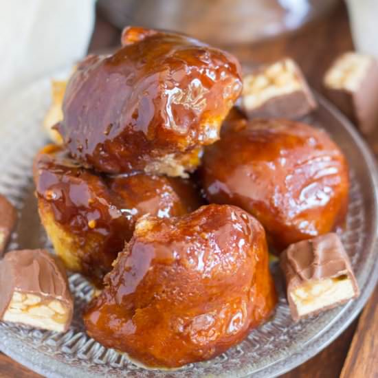 Snickers Monkey Bread