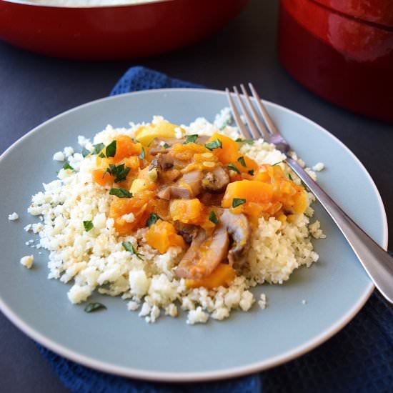 Vegetable Stew & Cauliflower Couscous