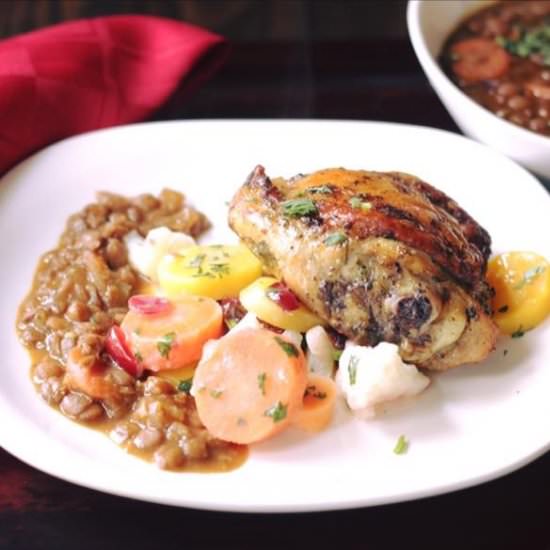 Chicken Thighs with Vegetables