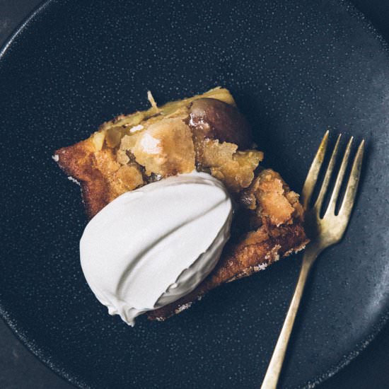 Roasted Grape Clafoutis