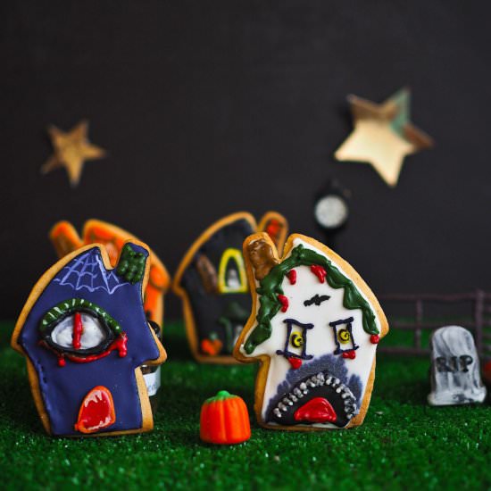 Elm Street Haunted House Cookies