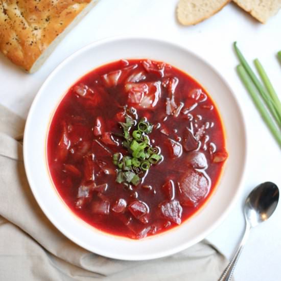 Vegan Borscht Soup