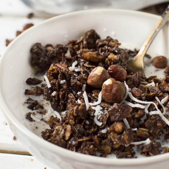 Mint Chocolate Cookie Granola