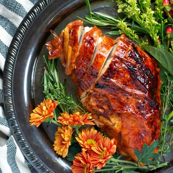 Maple-Glazed Roasted Turkey Breast