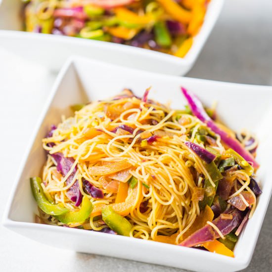 Vegan Singapore Noodles