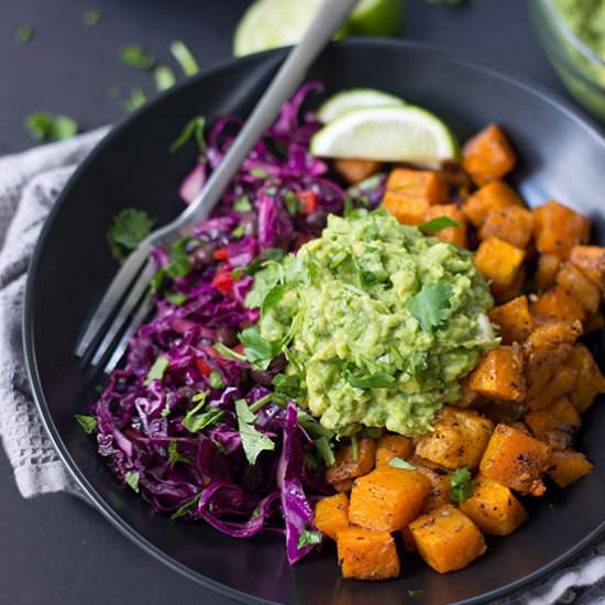 Butternut Squash Burrito Bowl