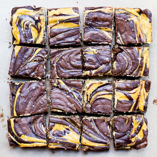 Pumpkin Cheesecake Brownies