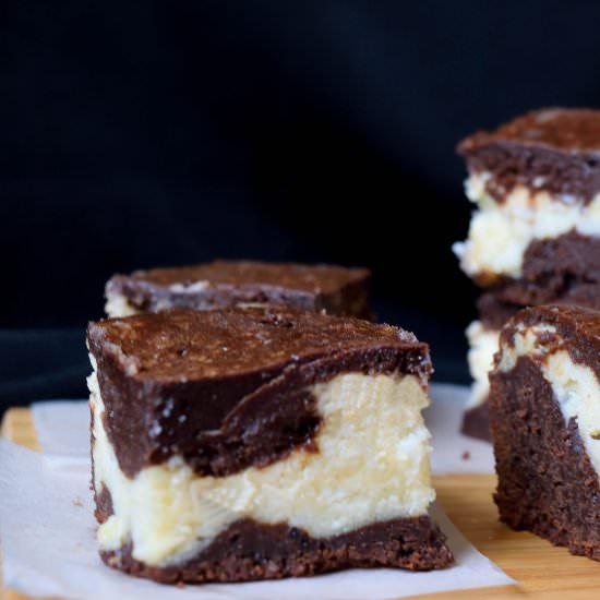 Coffee Cheesecake Brownies