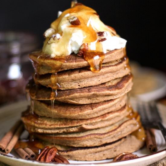 Healthy Pumpkin Pancakes