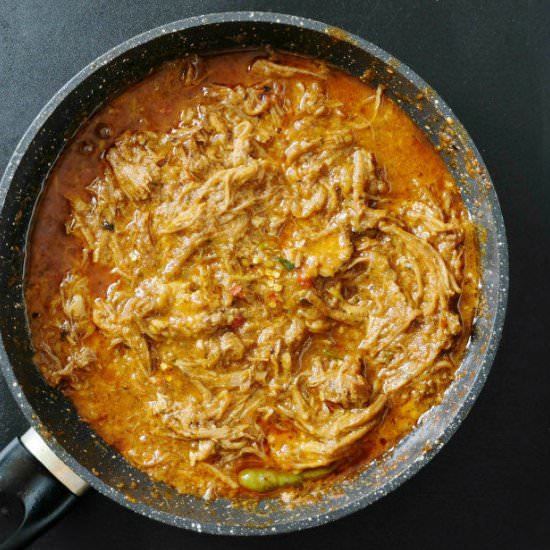 Creamy Spicy Keto Pulled Pork Chili