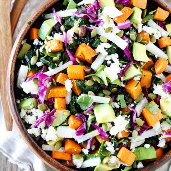 Sweet Potato, Bean &  Kale Salad