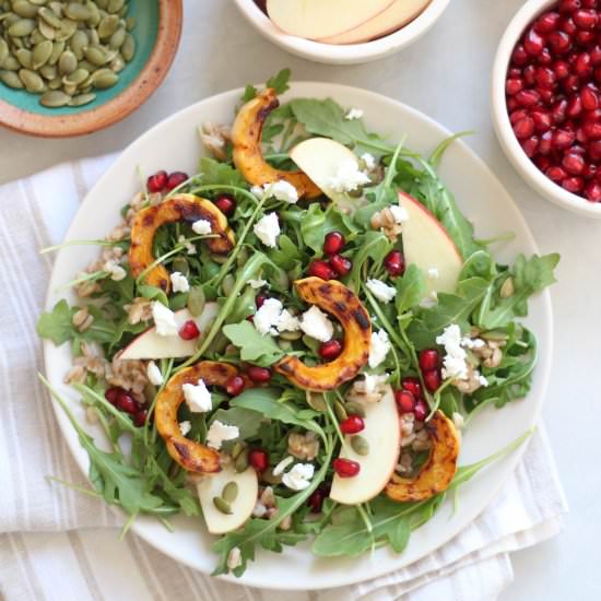 Roasted Delicata Squash Salad
