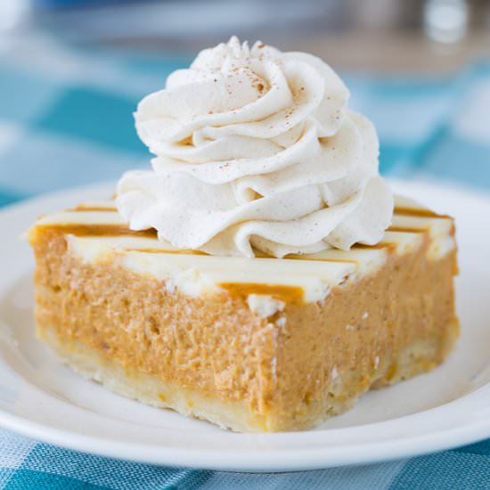Pumpkin Cream Cheese Pie Bars