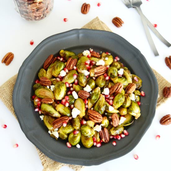 Maple Balsamic Brussels Sprouts