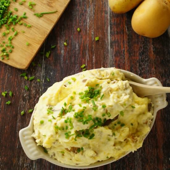 Sour Cream & Onion Mashed Potatoes
