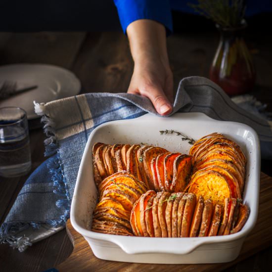 Crispy Roasted Sweet Potatoes