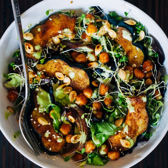 Autumn Acorn Squash Bowl