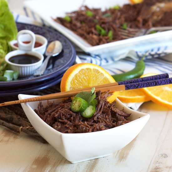 Citrus Green Tea Shredded Beef