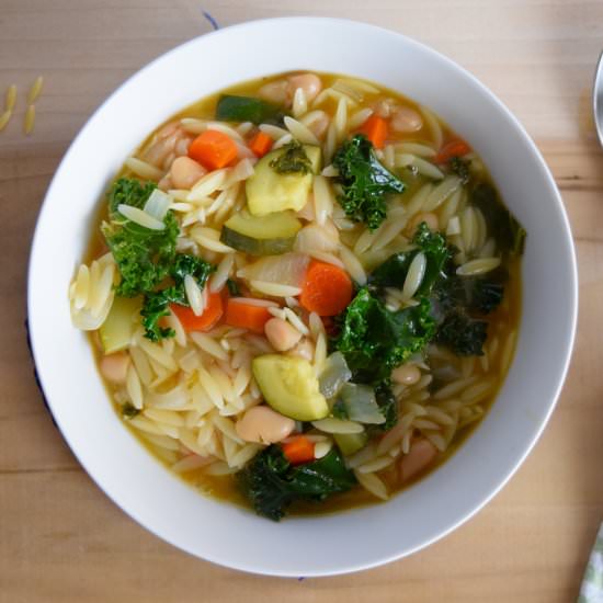 Lemon Orzo Soup