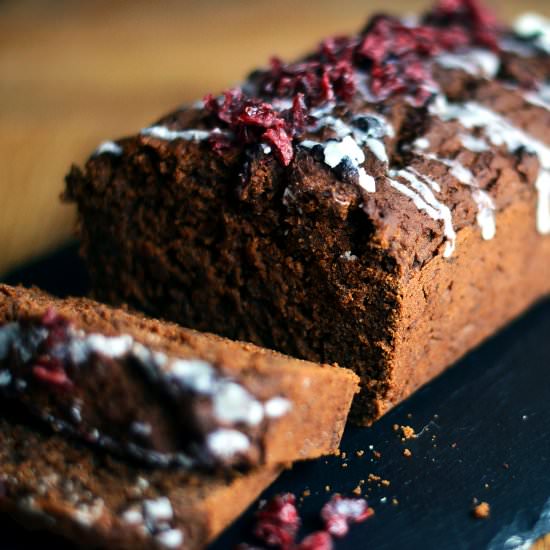 Vegan Gingerbread Loaf (GF)