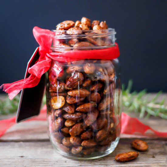 Rosemary Spiced Roasted Almonds