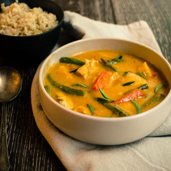 Fall Pumpkin Curry with Chicken