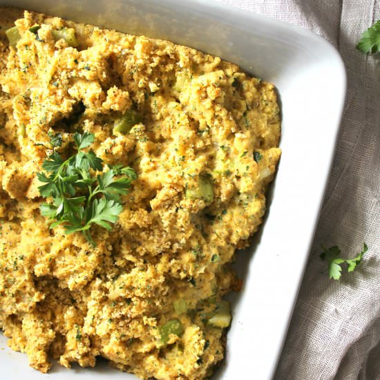 Vegan Cornbread Stuffing