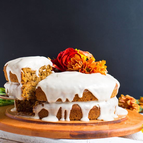 1 Bowl Vegan GF Pumpkin Cake