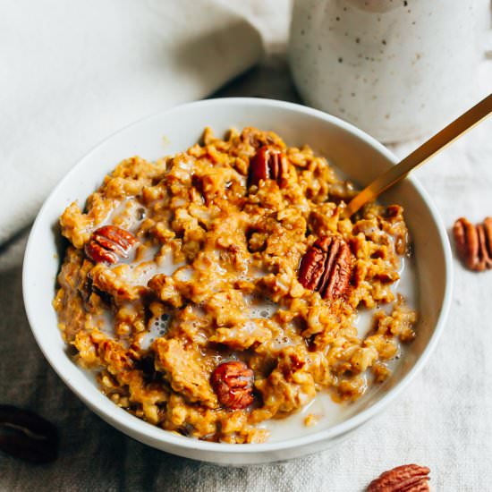 Pumpkin Pie Oatmeal