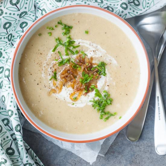 Roasted Cauliflower Soup